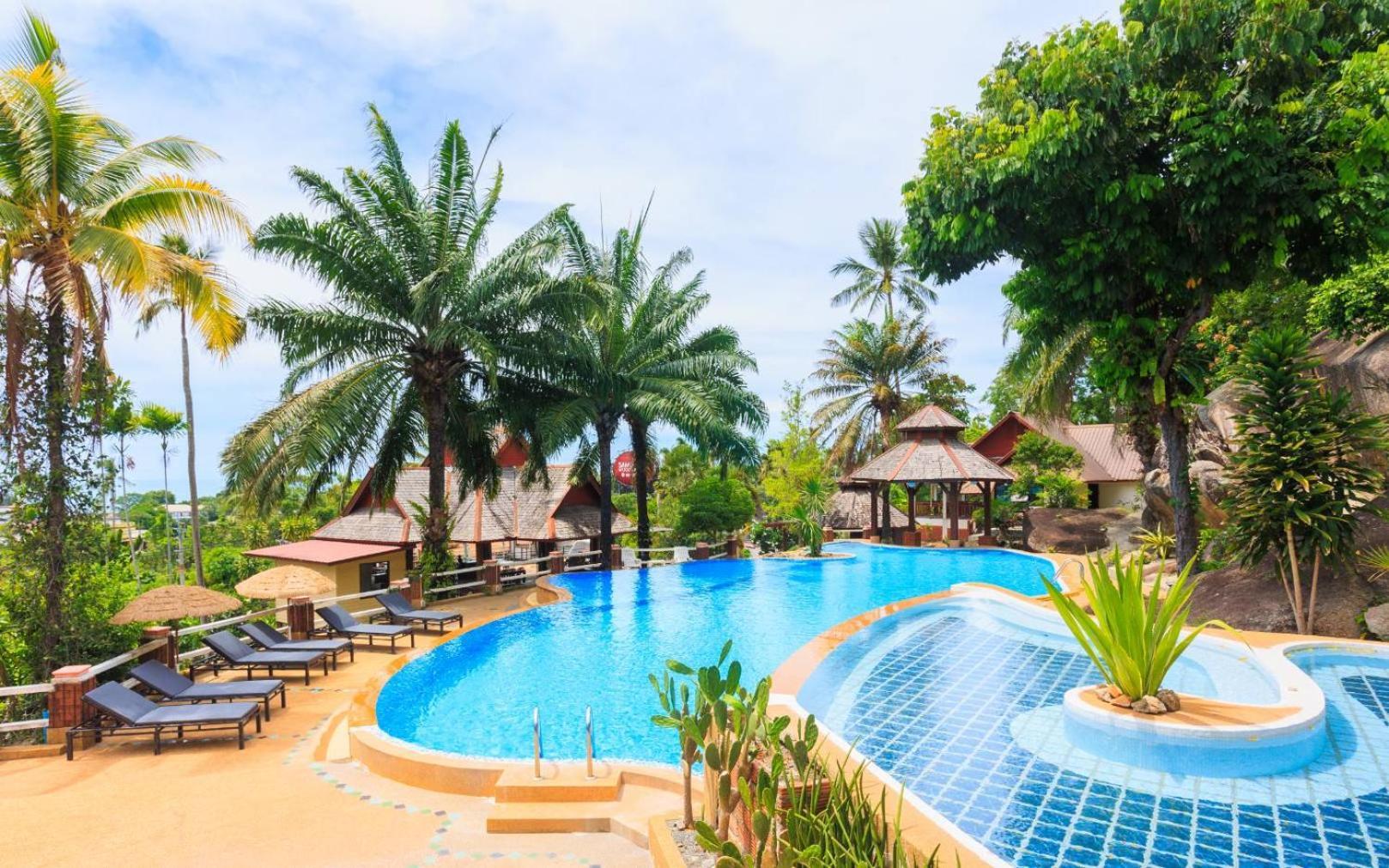 Samui Wooden Hill Apartment Lamai Beach  Bagian luar foto