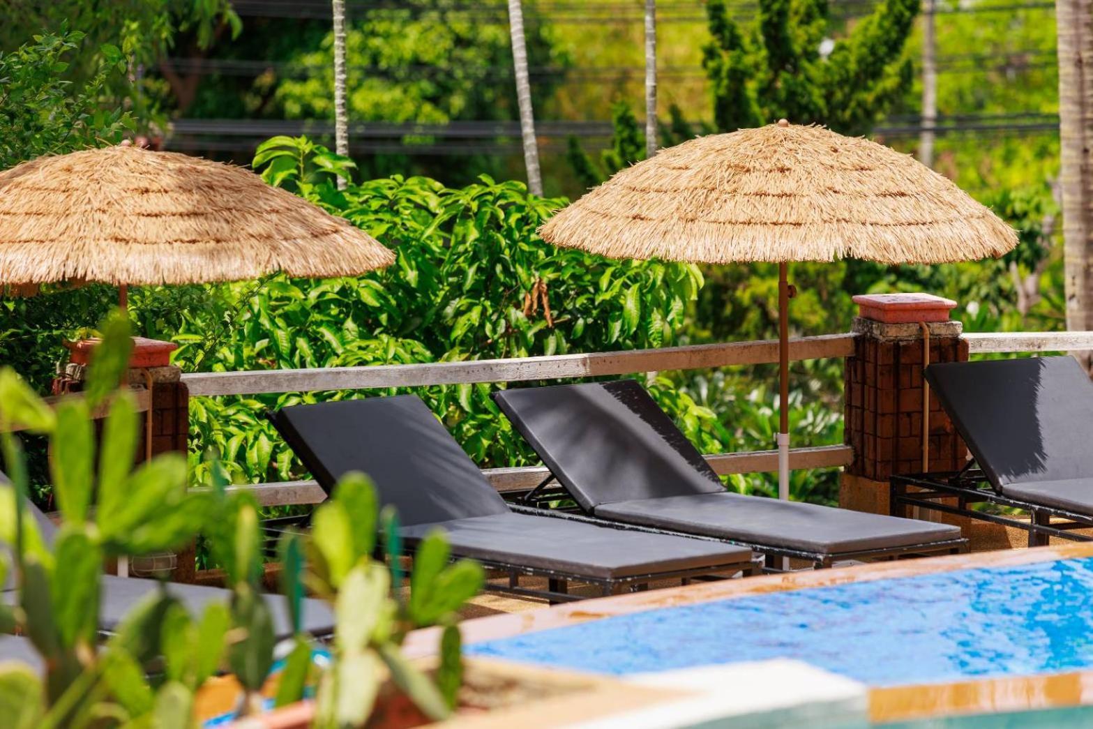 Samui Wooden Hill Apartment Lamai Beach  Bagian luar foto