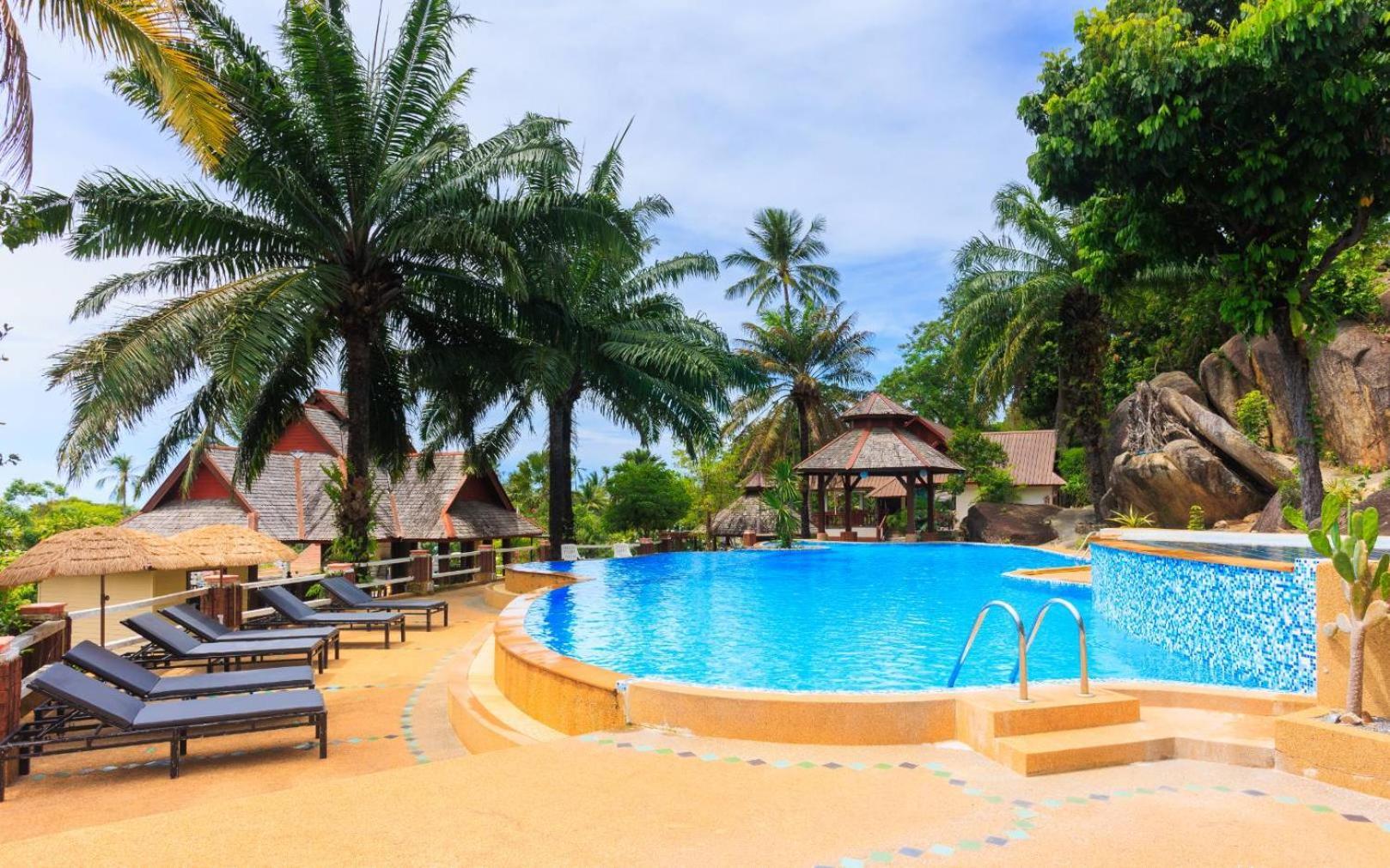 Samui Wooden Hill Apartment Lamai Beach  Bagian luar foto