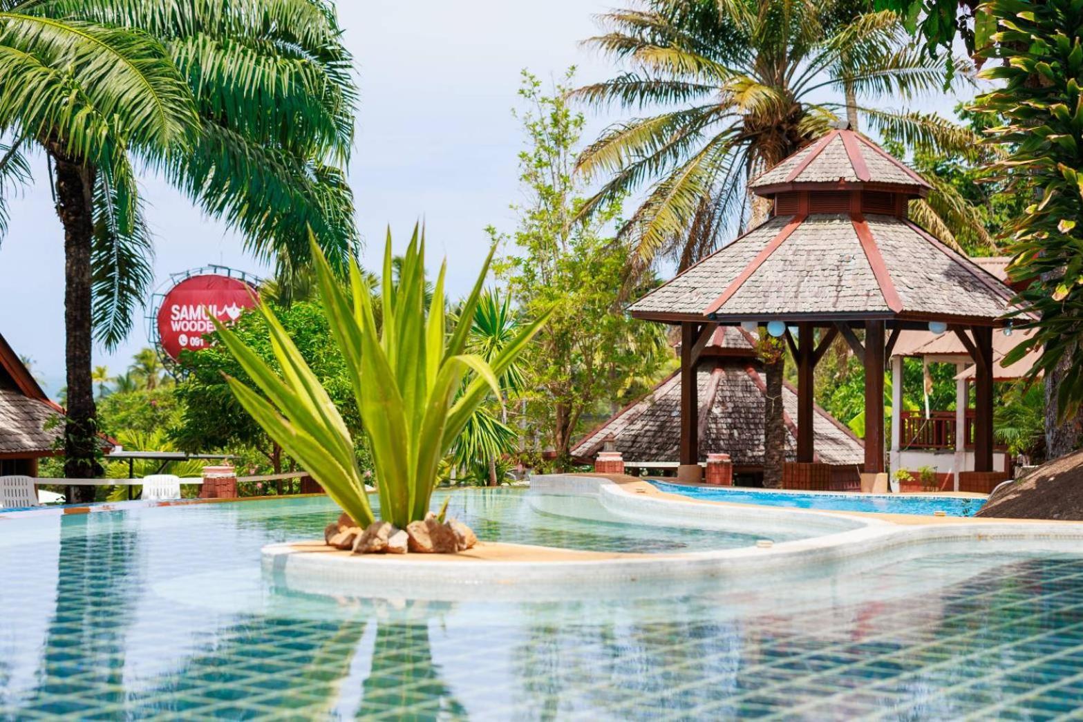 Samui Wooden Hill Apartment Lamai Beach  Bagian luar foto