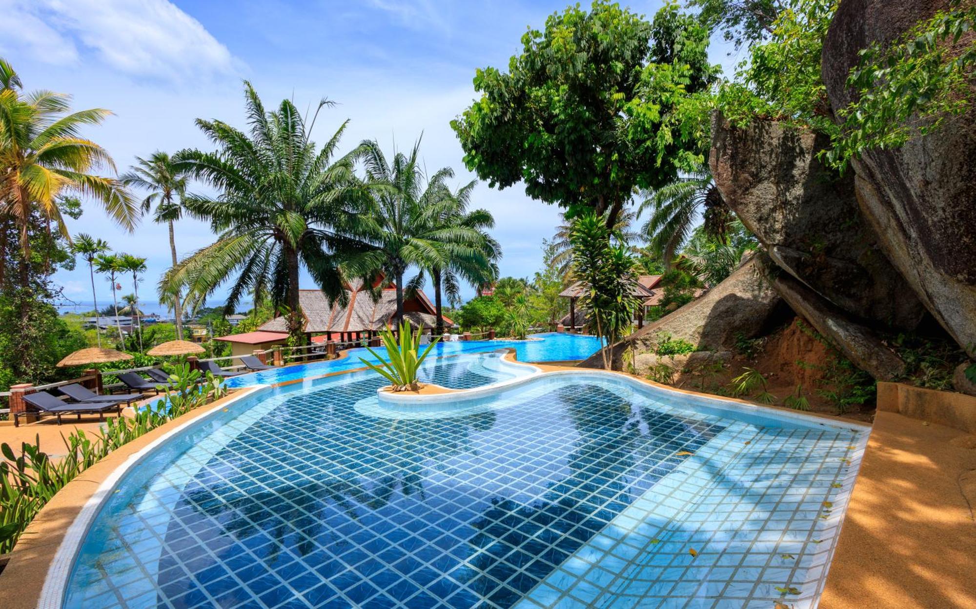 Samui Wooden Hill Apartment Lamai Beach  Bagian luar foto