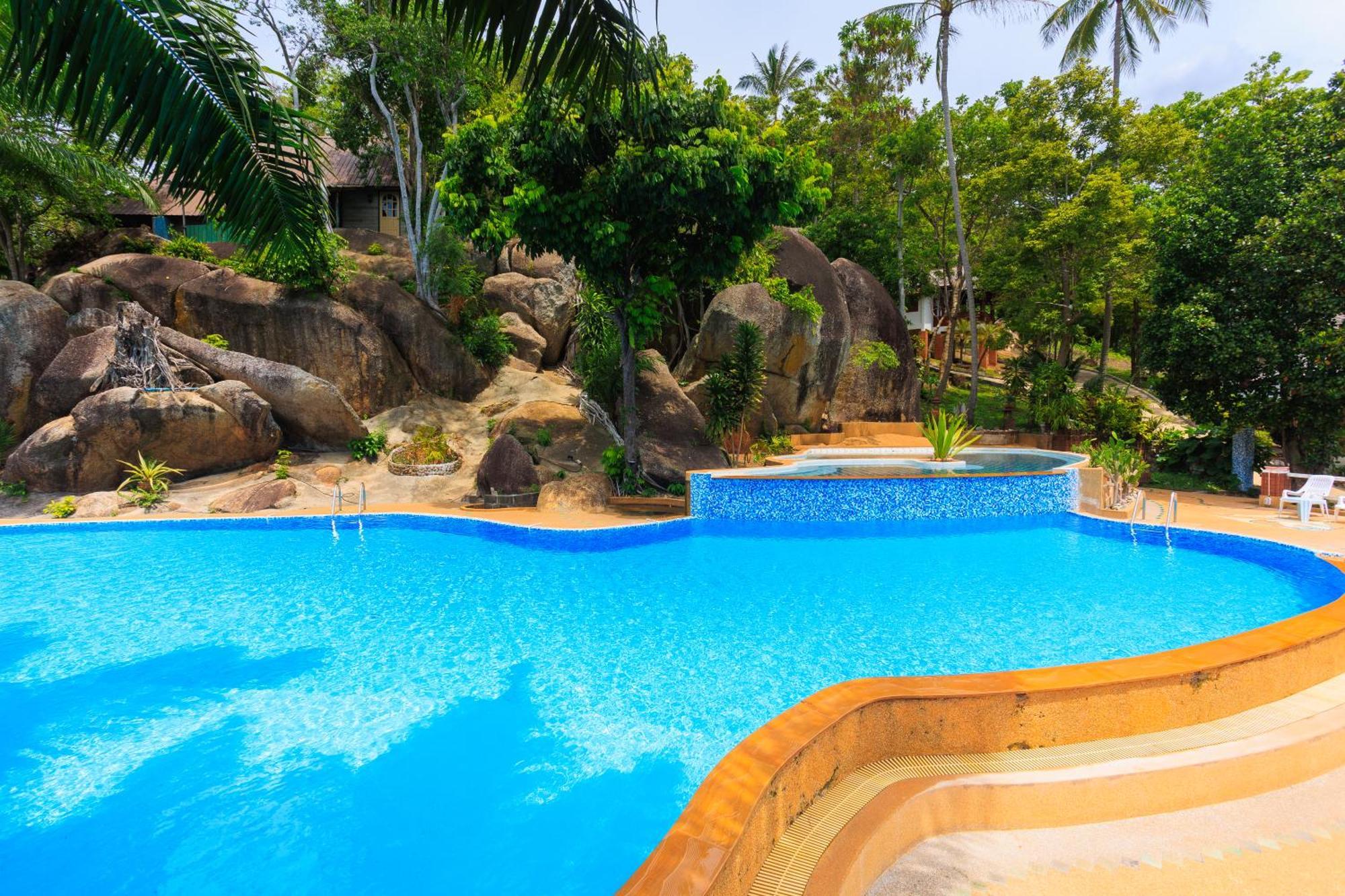 Samui Wooden Hill Apartment Lamai Beach  Bagian luar foto