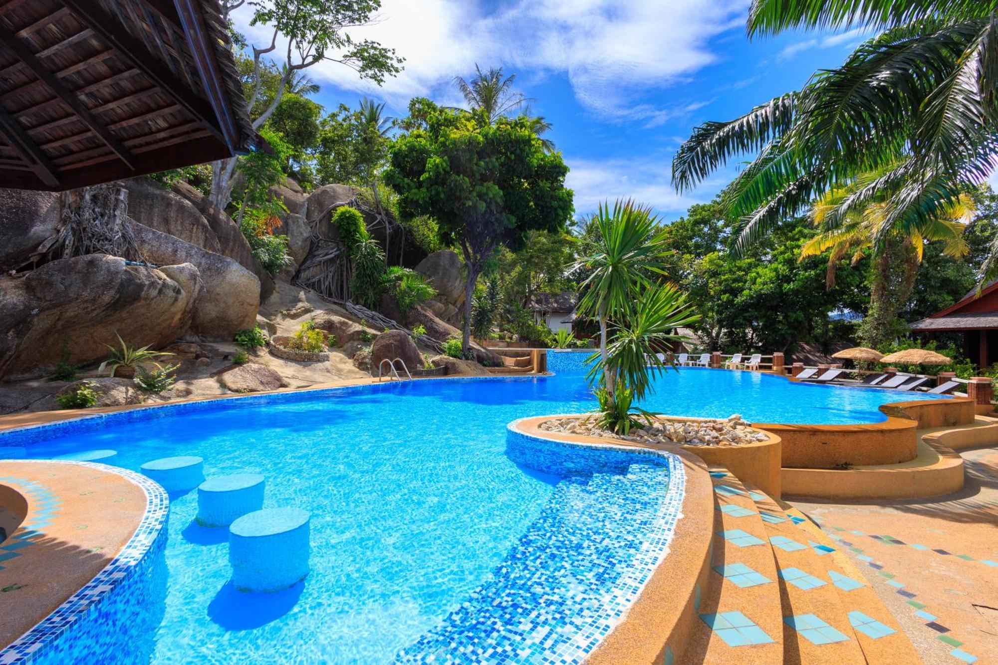 Samui Wooden Hill Apartment Lamai Beach  Bagian luar foto